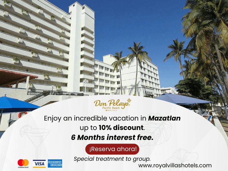 Book up to 6 months interest-free at Don Pelayo Pacific Beach